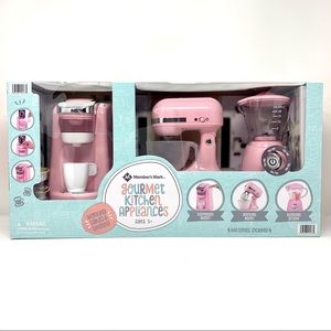 Pretend Play Pink Gourmet Kitchen Appliances